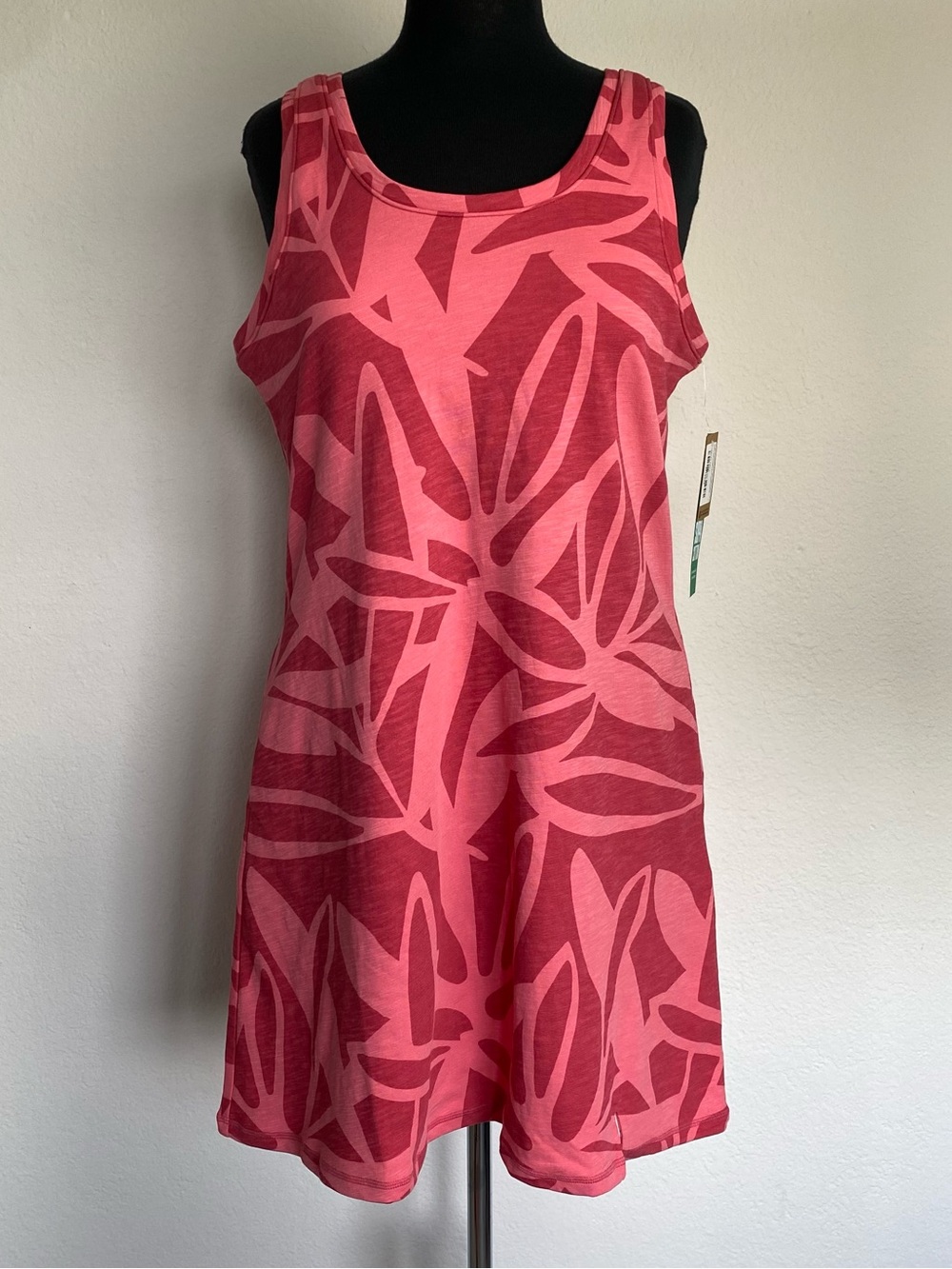 Title Nine Raven Sleeveless Dress Size Large Positano Tropical Supa Cotton NWT